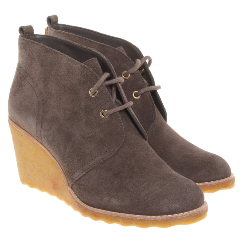 tory burch grey boots