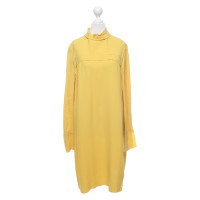 Prada Kleid aus Seide in Gelb