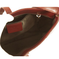 Trussardi Shoulder bag Leather in Bordeaux