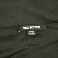 Neil Barrett Oberteil aus Seide in Schwarz