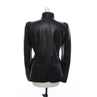 Balenciaga Jacket/Coat Leather in Black