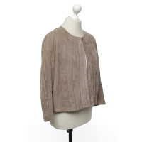 Inès & Maréchal Jacket/Coat Suede in Grey