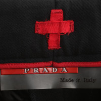 Prada Piega pantaloni in nero