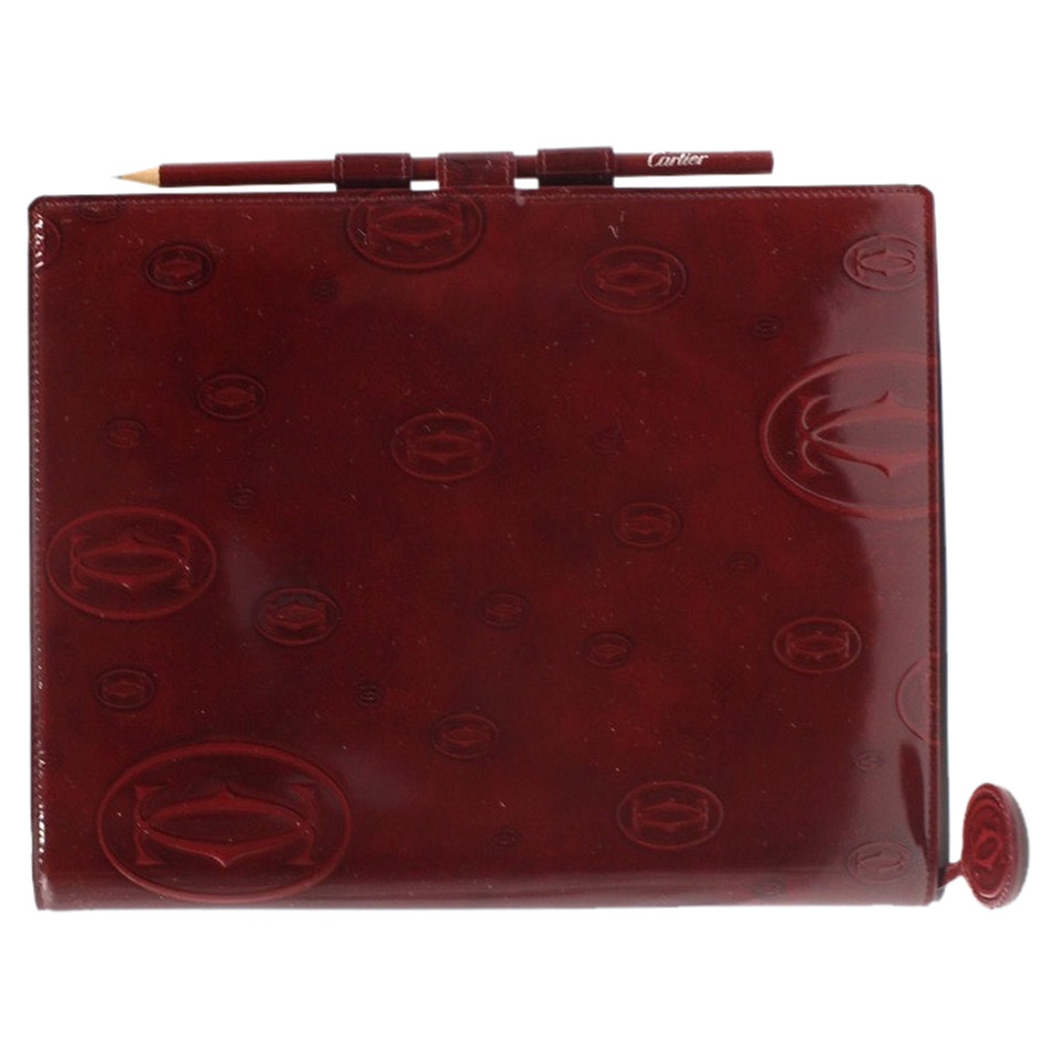 Cartier Accessory Patent leather in Bordeaux