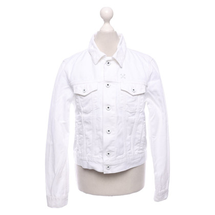 Off White Jacket/Coat Cotton in White