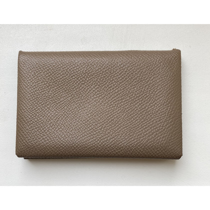 Hermès Bastia Leather in Taupe