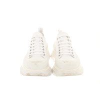 Mcqueen, Alexander Sneakers aus Leinen in Weiß