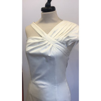 Christian Dior Kleid aus Baumwolle in Creme