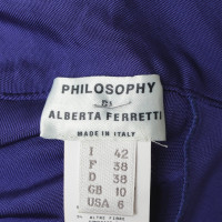 Philosophy Di Alberta Ferretti Robe en bleu