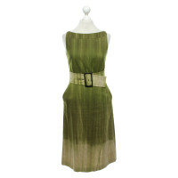 René Lezard Dress Cotton in Green