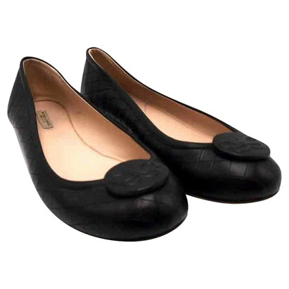 Bottega Veneta Slippers/Ballerinas Leather in Black