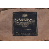 Napapijri Jacke/Mantel aus Baumwolle in Braun