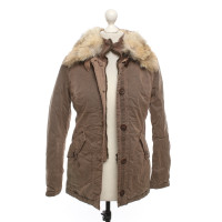Napapijri Jacket/Coat Cotton in Brown