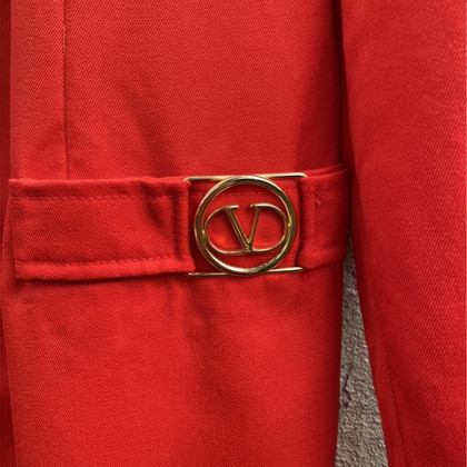 Valentino Garavani Dress Wool in Red