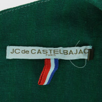 Jc De Castelbajac Vestito in Lino in Verde