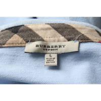 Burberry Robe en Coton en Bleu