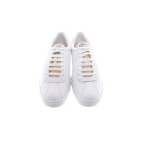 Superga Sneaker in Pelle in Bianco