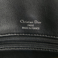 Christian Dior Schoudertas Leer in Zwart