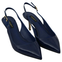 Dolce & Gabbana Sandals Leather in Blue