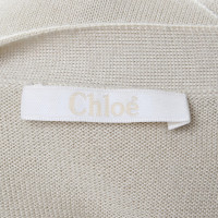 Chloé Long-Cardigan in Beige