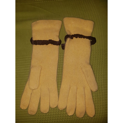 Yves Saint Laurent Handschuhe in Gelb
