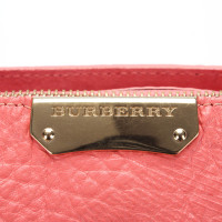Burberry Clutch aus Leder in Rosa / Pink