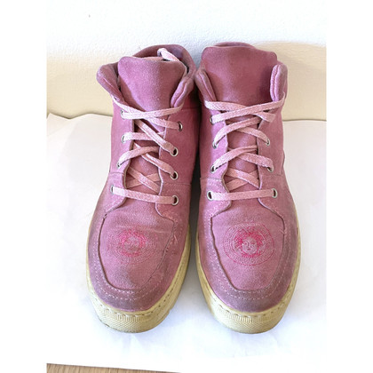 Versace Chaussures de sport en Coton en Rose/pink
