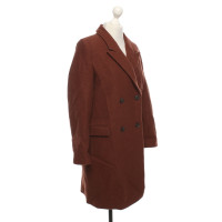 Closed Jacket/Coat Wool in Brown