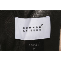 Common Leisure Jacket/Coat Leather in Brown