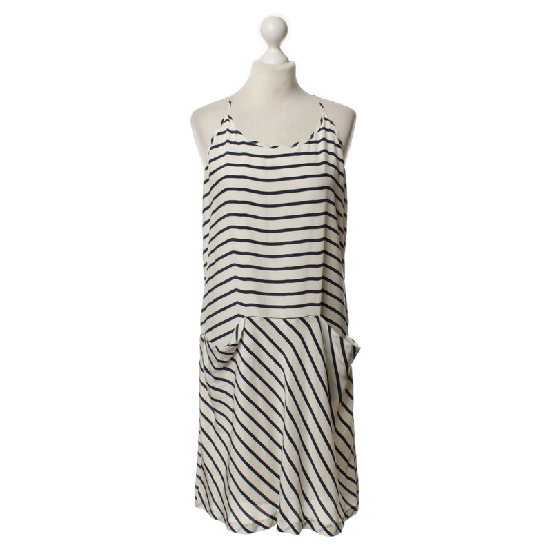 Theory Silk dress with stripe