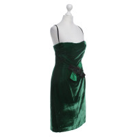 Dolce & Gabbana Robe en velours vert