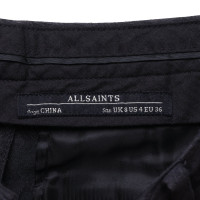 All Saints trousers in grey black