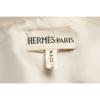 Hermès Giacca/Cappotto in Pelle in Beige