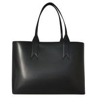 Armani Shopper Leather in Black