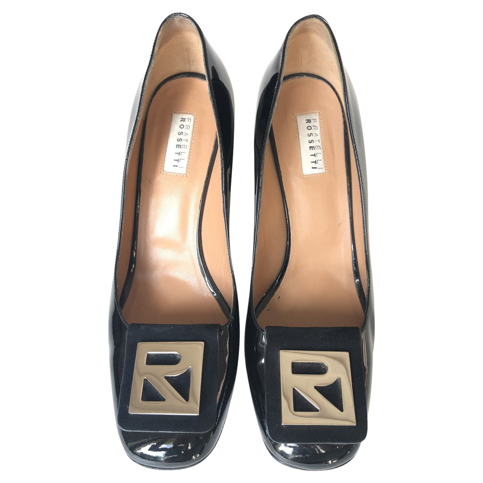 Fratelli Rossetti Pumps/Peeptoes Patent leather in Black