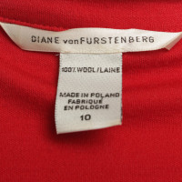 Diane Von Furstenberg Red Wikkeljurk