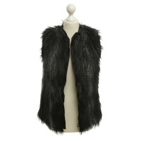 H&M (Designers Collection For H&M) Gilet de fourrure en noir