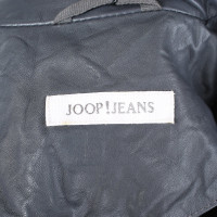 Joop! Jacke/Mantel aus Leder in Grau
