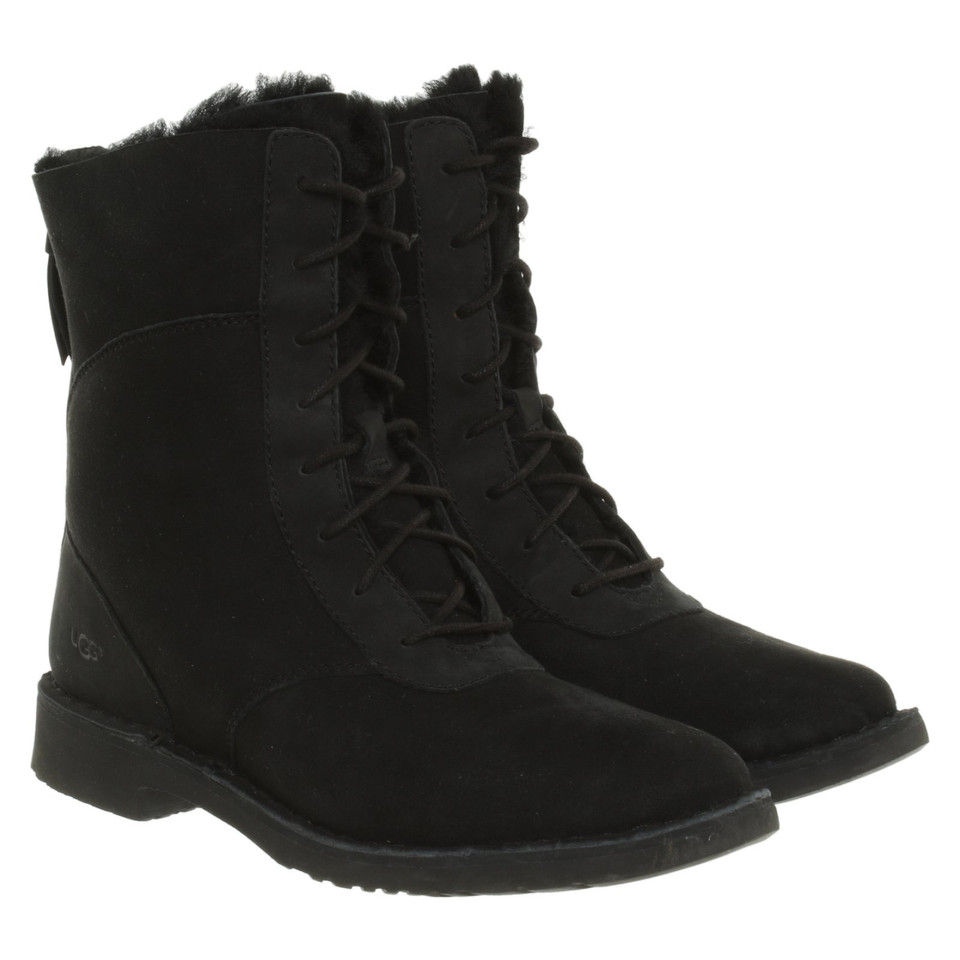 Ugg Australia Stivali in Pelle scamosciata in Nero