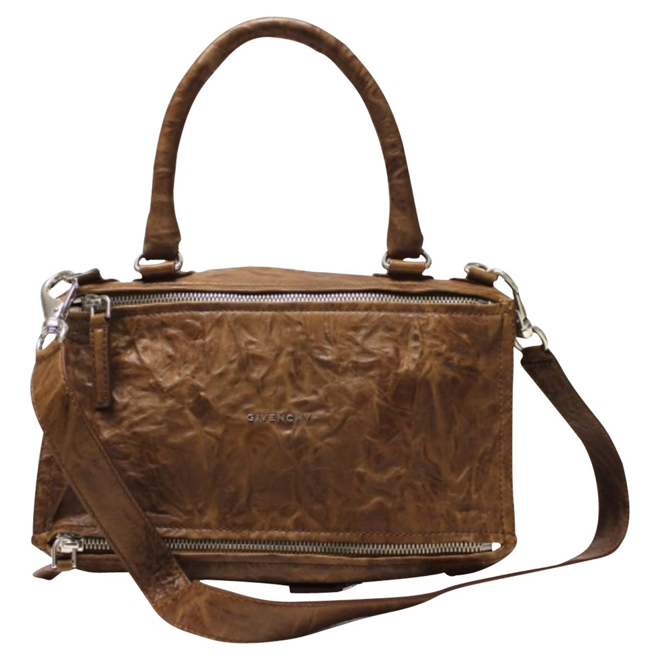 Givenchy Pandora Bag Medium Leer in Bruin