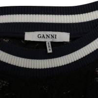 Ganni Top Lace in Black