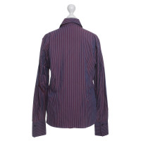 Van Laack Gestreepte blouse in purple