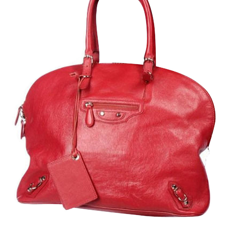 Balenciaga "City Bag" in het rood