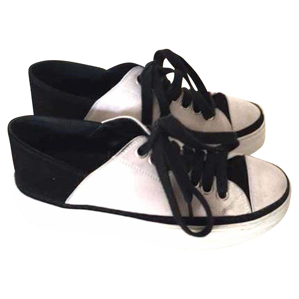 Ann Demeulemeester Chaussures de sport en Noir / Blanc