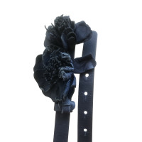P.A.R.O.S.H. Leather belt with flowers
