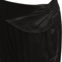 Chloé Pantaloni di seta in nero