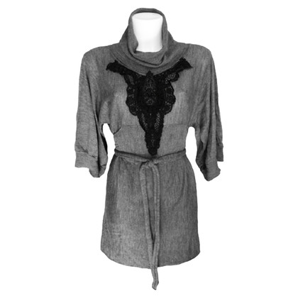 Stefanel Kleid aus Wolle in Grau