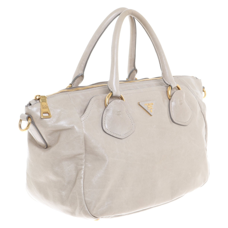 Prada Handbag in beige with a shoulder strap