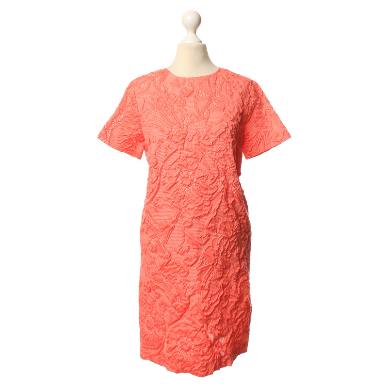 Msgm Kleid in Korallrot