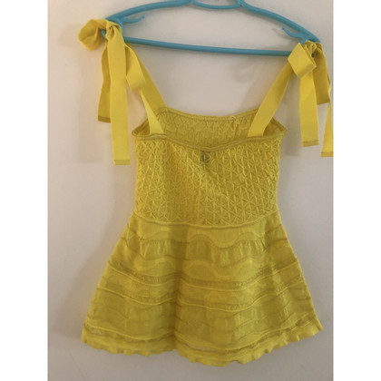 M Missoni Top Cotton in Yellow